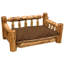 Fireside Lodge Cedar Log Dog Bed with Standard Mattress - Vintage-1644953699