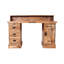 Maura Solid Wood Top Metal Base Dining Table-1068295550-1068295545