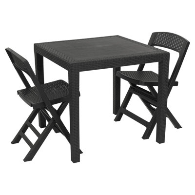 Monaca 4 - Person Patio Dining Set with Square Table