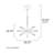 16 - Light Dimmable LED Sputnik Sphere Chandelier-19057060