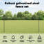 vidaXL Fence with Post Segment Outdoor Barrier Garden Terrace Divider Boundary-114618827-114618830