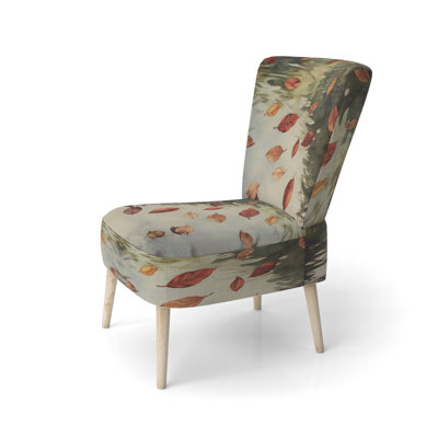 Chaise rembourrée Leaves - Chaise d'appoint flottante avec feuilles flottantes