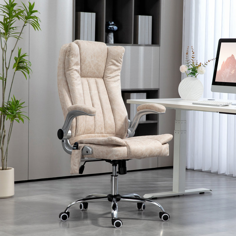 Fauteuil de bureau à massage à haut dossier HOMcom