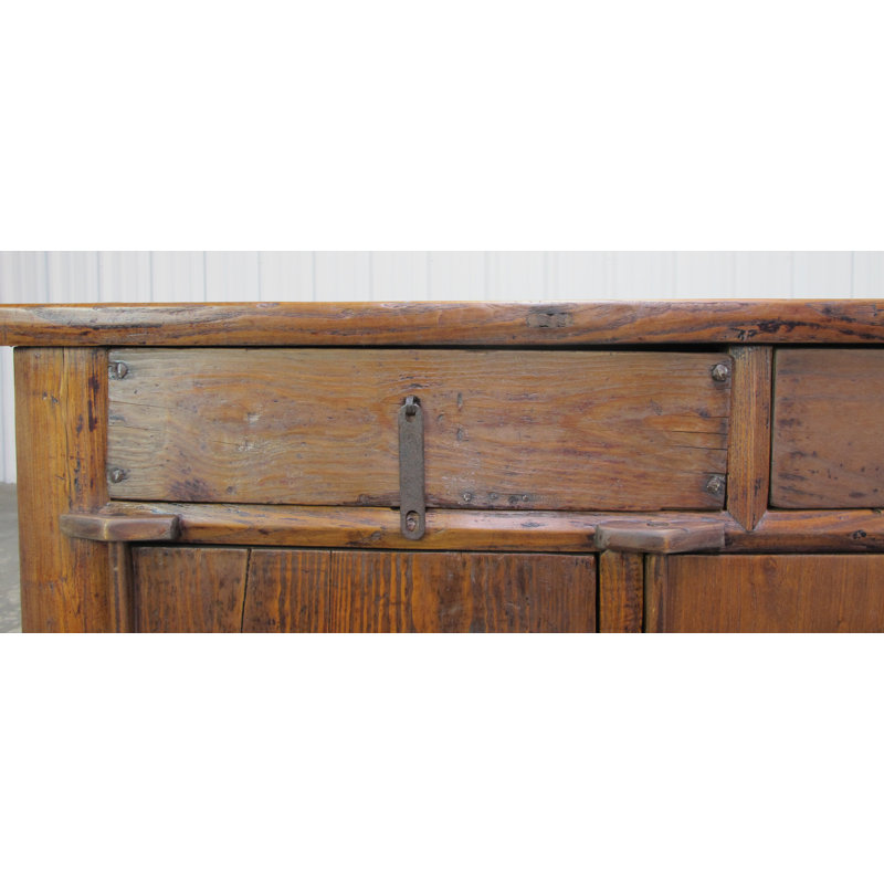 19th Century Rustic Elm Buffet