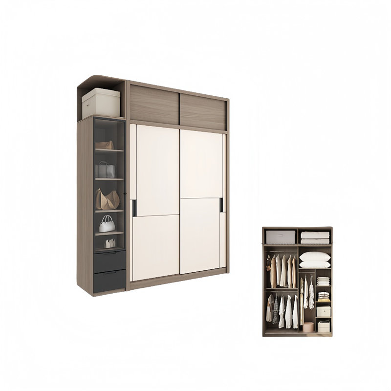 Modern Simple Sliding Door Wardrobe