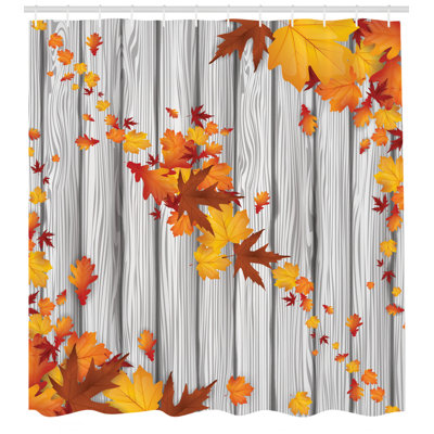 Autumn Shower Curtain Set + Hooks