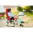 Camping Directors Folding Chair - Heavy Duty Portable With Side Table For Sport Red Travel Picnic-1647622811