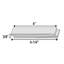  Panneau mural en bois franc rustique 4,25 "x 72"-91138549