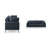 Jeses 84.3" W Square Arms Sofa with Metal Legs and Button Tufting -1615140233