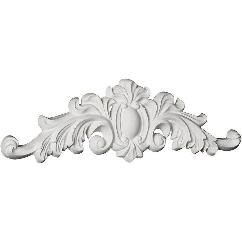 Cole White Primed Urethane Architectural Onlay Scroll
