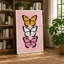 Three Butterflies Minimalist - Print-136811084-136811085
