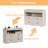 47.2" Beige Baby Nursery Dresser With 5 Drawers And 3 Shelves Baby Changing Table Diaper Changing Station Storage Changing Station Dresser For Infant Mobile Nursery Organizer For Newborn