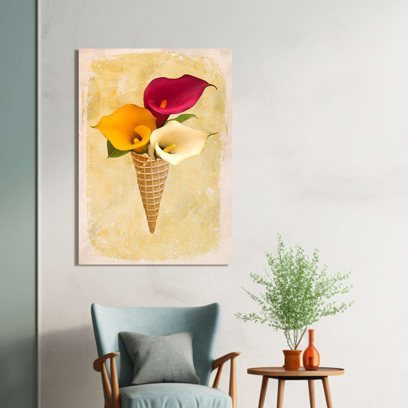 Romantic Ice Cream: Surprise III by Teo Rizzardi - Wrapped Canvas Print, 70cm H x 50cm W