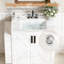 Meuble-lavabo 36 po avec lavabo et 3 tablettes latérales supplémentaires et armoire de rangement