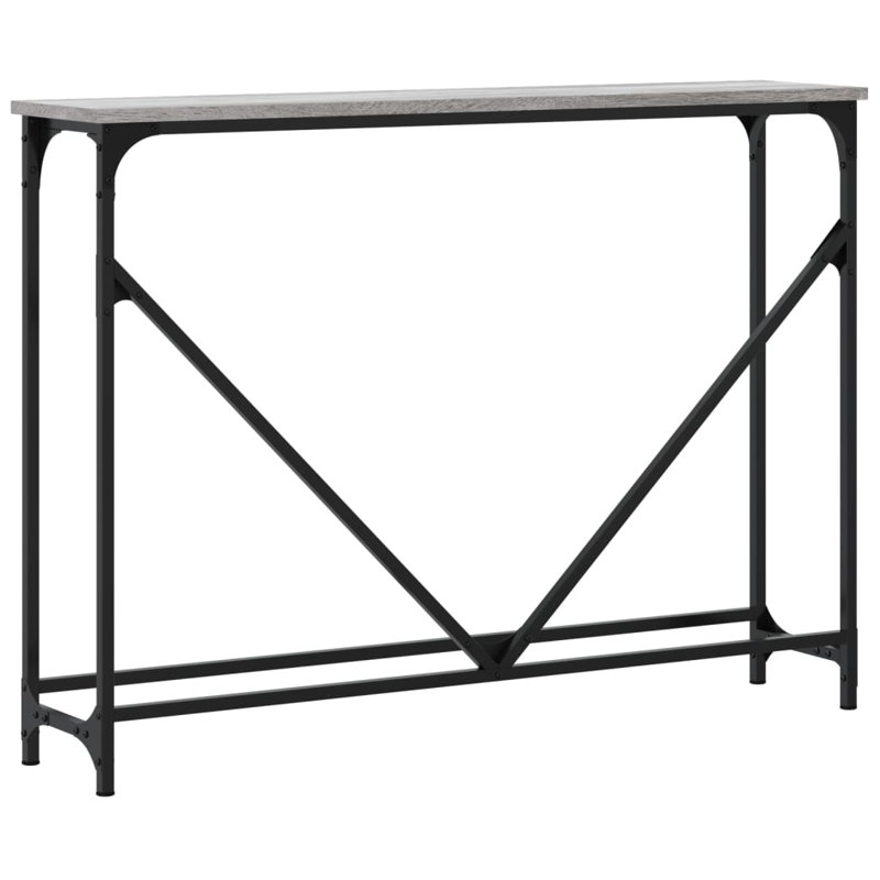 102cm Console Table, Grey Sonoma