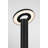 ORBIT,25IN,BOLLARD,8W,BK