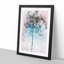 Alexanderplatz in Berlin in Abstract - Picture Frame Painting Print-55683048-55683053