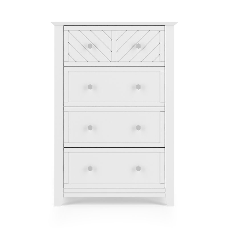 Atwood Kids 4 - Drawer Chest, Matte White