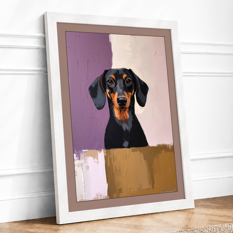 Alert Gaze Modern - Framed Print, A4 - 29.7 x 21.0 cm, White
