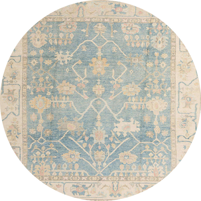 Oriental Indoor Rug, Round 7'