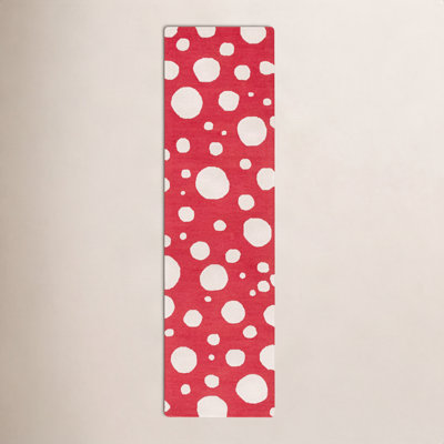 Camey Wool Polka Dots Indoor Rug