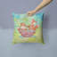 Coussin décoratif intérieur/extérieur aquarelle de bain foxes-48074662