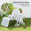 Rectangular Metal Folding Outdoor Side Table , 76cm cm W 50cm cm D-1097444650
