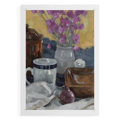Nature morte avec fleurs séchées II - reproduction de toile seulement - non encadrée
