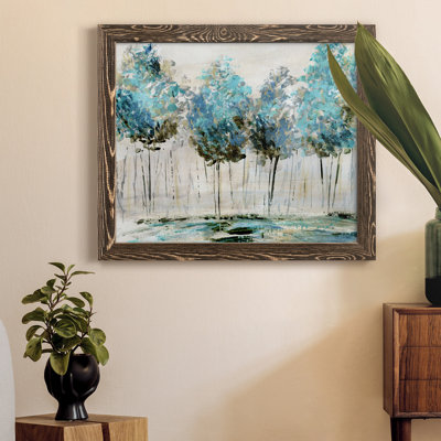 Printemps - Peinture sur toile encadrée