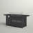 24" Steel Propane Fire Pit Table With Cover
