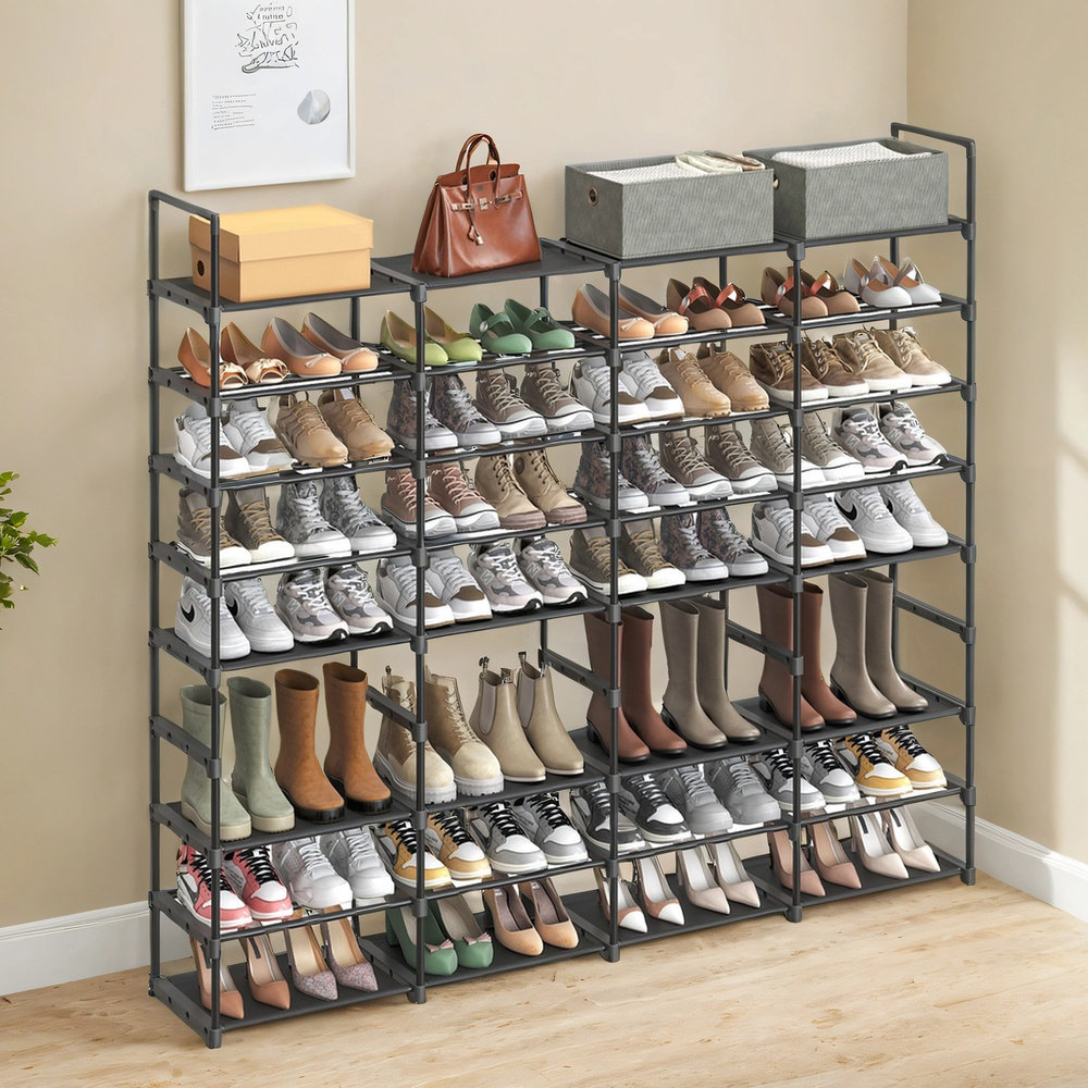 Shoe Racket With Rake Rebrilliant Blakeslee 10 Pair Shoe Rack | Wayfair.co.uk
