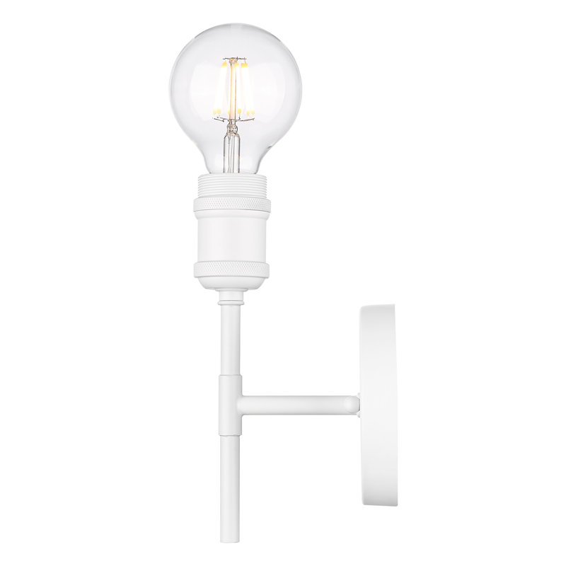 Audelia Steel Spotlight, Matte White