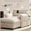 Canapé simple de 38 po avec repose-pieds de rangement, support de téléphone réglable, chargeur USB et accoudoirs en forme d'oreiller, chaise longue à siège large-163841120