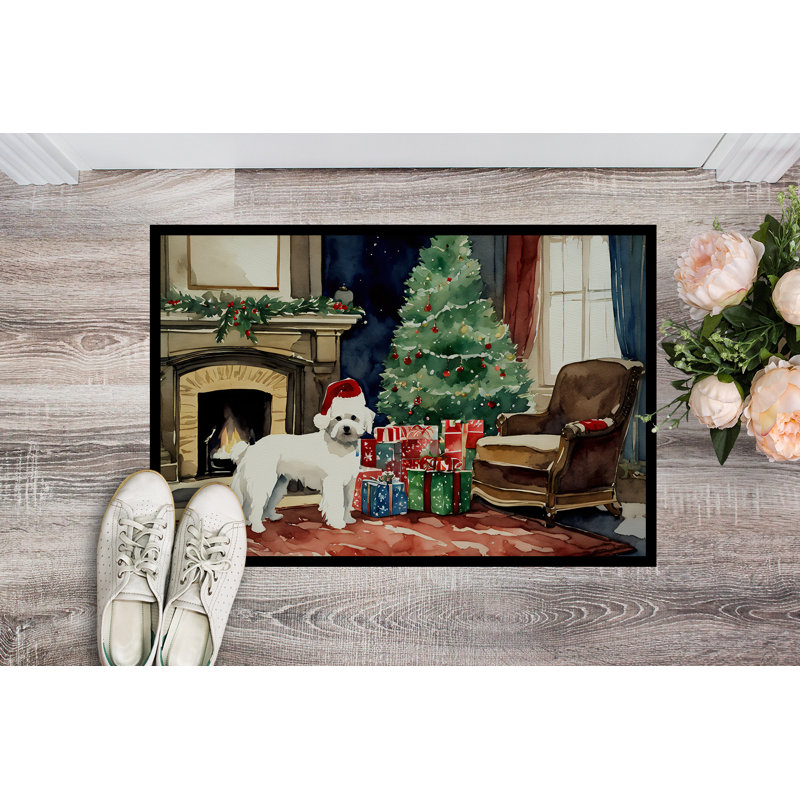 Jazeel Non-Slip Christmas Indoor Doormat, 24" W x 36" L