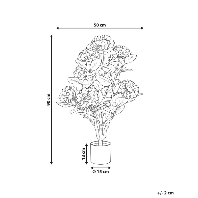 Artificial Plant Safra 90 cm Pink