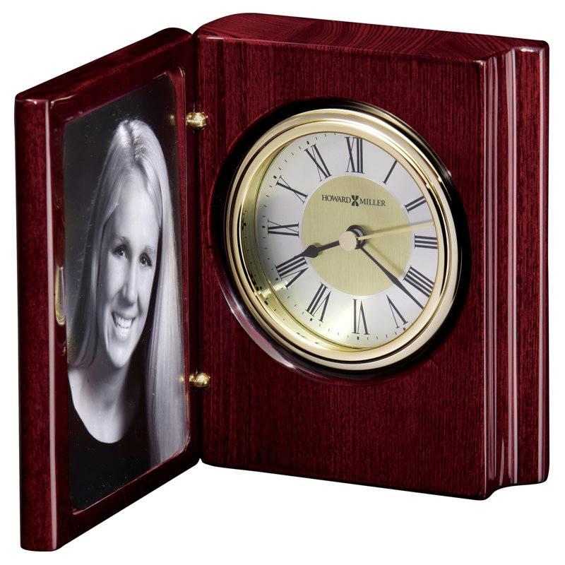 Roman Numeral Solid Wood Manufactured Wood Quartz movement / Crystal Tabletop Clock