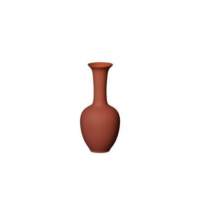 Vase miniature lotus en porcelaine mate