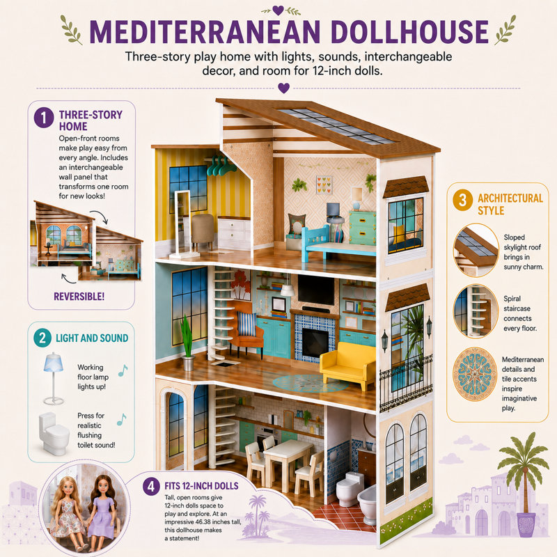 Dreamland Mediterranean Dollhouse