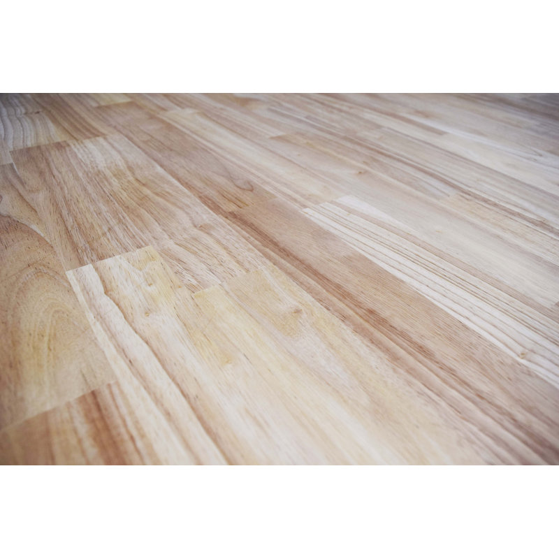 Plateau de table en bois franc biseauté, L 36 po, Sans finition