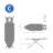 Brabantia Size C Large Ironing Board with Solid Steam Iron Rest-91521267