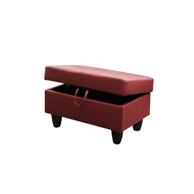 Faux Leather Upholstered Storage Bench