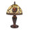 Lodge Tiffany 13" Mahogany Bronze Table Lamp