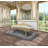 Camille Upholstered Bench in Gold