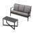 Gray Cushion/Black Frame