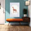 «Vintage Carousel Giraffe Classic Retro Vintage Architecture», reproduction d'art mural-129967462