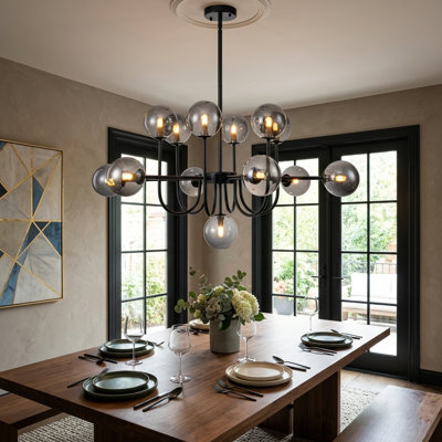 Rael 13-Light Sputnik Chandelier 