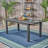 Outdoor Expandable Acacia Wood Dining Table, Dark Grey-1101924185