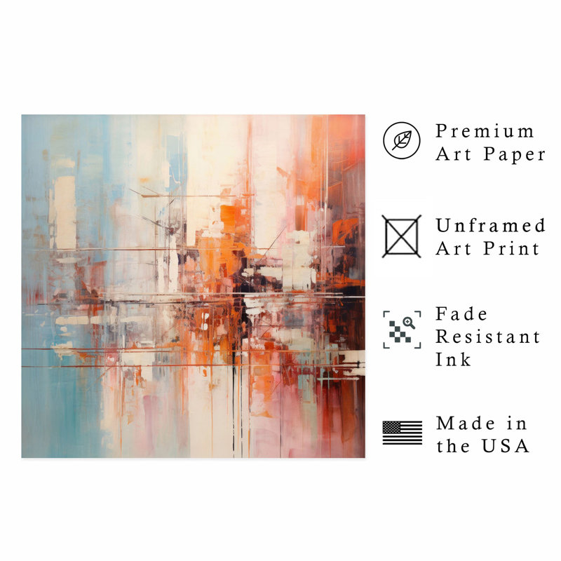 Abstract Abstract Dream V Transitional Unframed Art Print, 10" H x 10" W