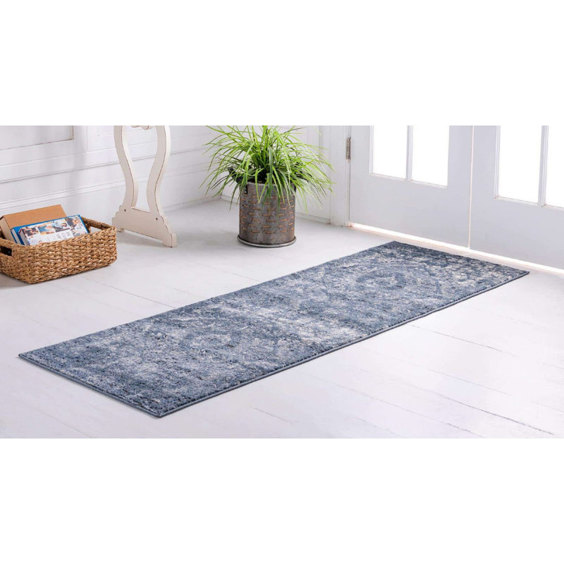 Transitional Moree Area Rug Tempest Color, Runner 2'2" x 12'