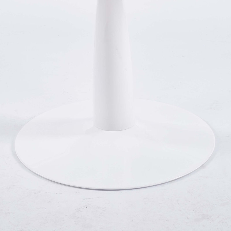 Table de salle à manger robuste et moderne pour petits espaces avec assemblage sans effort